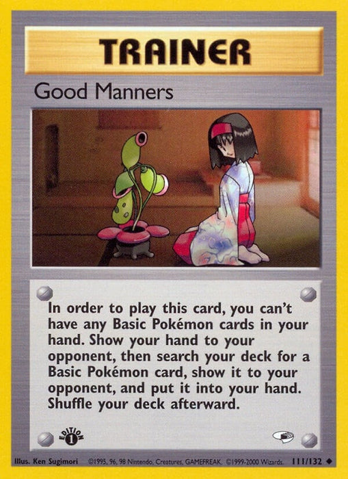 Image for Good Manners (111/132) (Unlimited) [Gym Heroes] - Pokemon