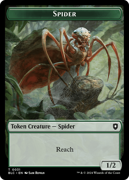 Spider [TBLC-031] - Bloomburrow Commander Tokens