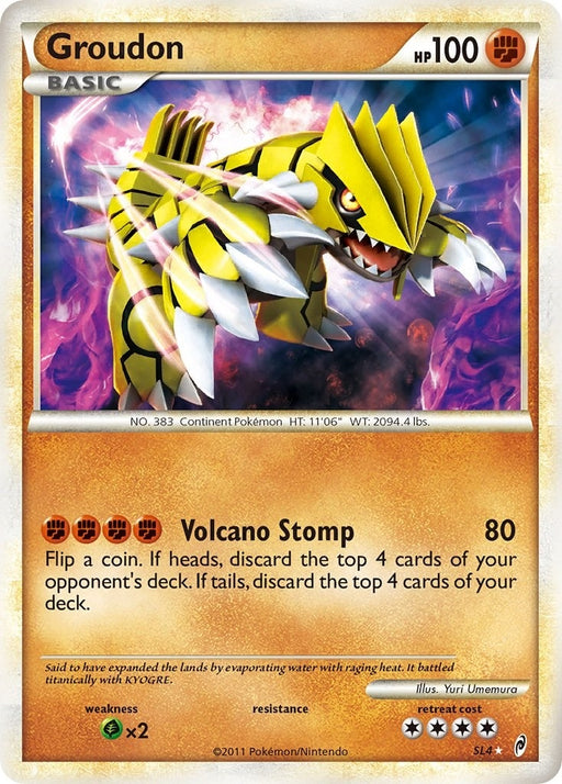 Image for Groudon (Shiny) (SL4) (Holofoil) [Call of Legends] - Pokemon