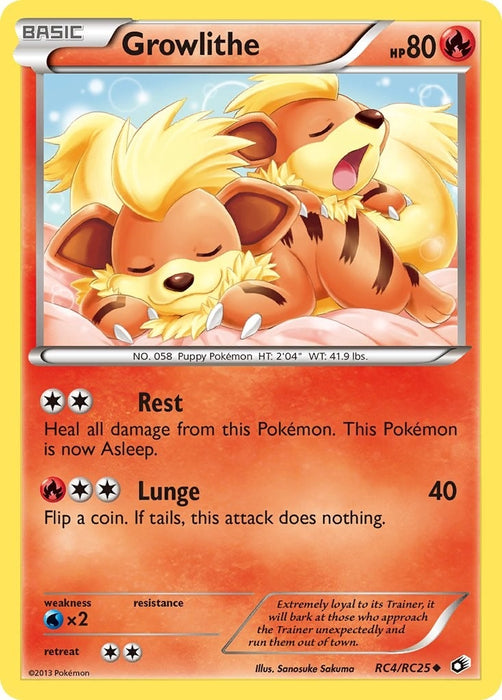 Image for Growlithe (RC4/RC25) (Holofoil) [Legendary Treasures: Radiant Collection] - Pokemon