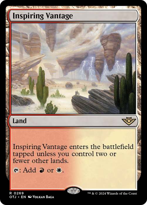 Inspiring Vantage [OTJ-269] Foil - Outlaws of Thunder Junction