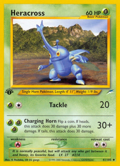 Image for Heracross (041/105) (1st Edition) [Neo Destiny] - Pokemon