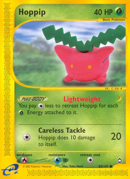 Image for Hoppip (083/147) (Reverse Holofoil) [Aquapolis] - Pokemon