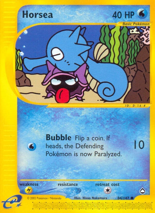 Image for Horsea (84) (084/147) [Aquapolis] - Pokemon