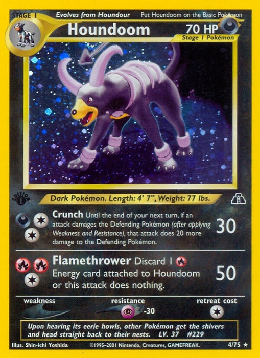 Image for Houndoom (4) (04/75) (Unlimited Holofoil) [Neo Discovery] - Pokemon