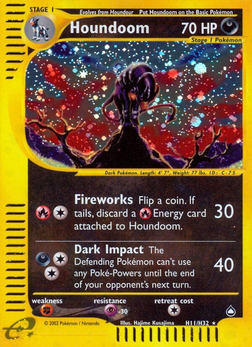 Image for Houndoom (H11) (H11/H32) (Holofoil) [Aquapolis] - Pokemon