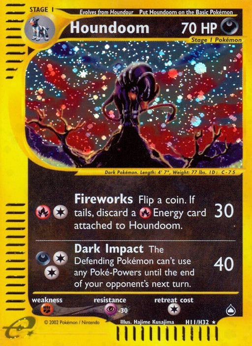 Image for Houndoom (H11) (H11/H32) (Holofoil) [Aquapolis] - Pokemon
