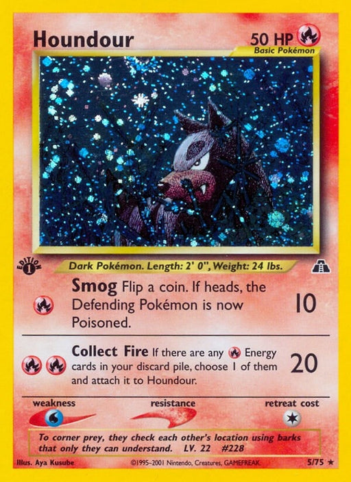 Image for Houndour (5) (05/75) (Unlimited Holofoil) [Neo Discovery] - Pokemon