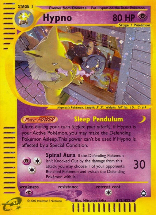 Image for Hypno (H12) (H12/H32) (Holofoil) [Aquapolis] - Pokemon