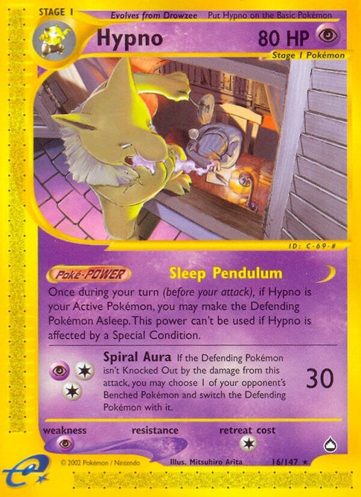 Image for Hypno (016/147) (Reverse Holofoil) [Aquapolis] - Pokemon