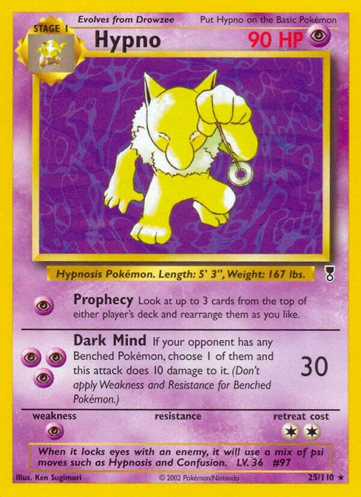 Image for Hypno (025/110) (Reverse Holofoil) [Legendary Collection] - Pokemon