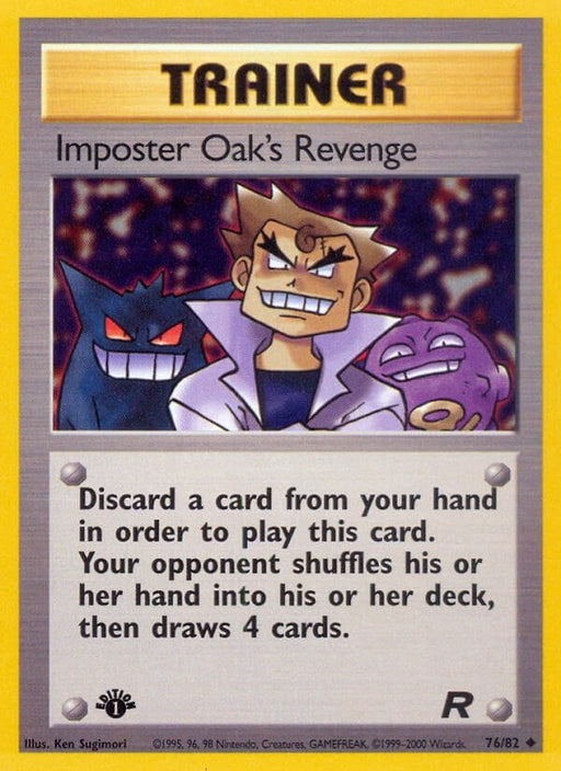 Image for Imposter Oak's Revenge (76/82) (Unlimited) [Team Rocket] - Pokemon