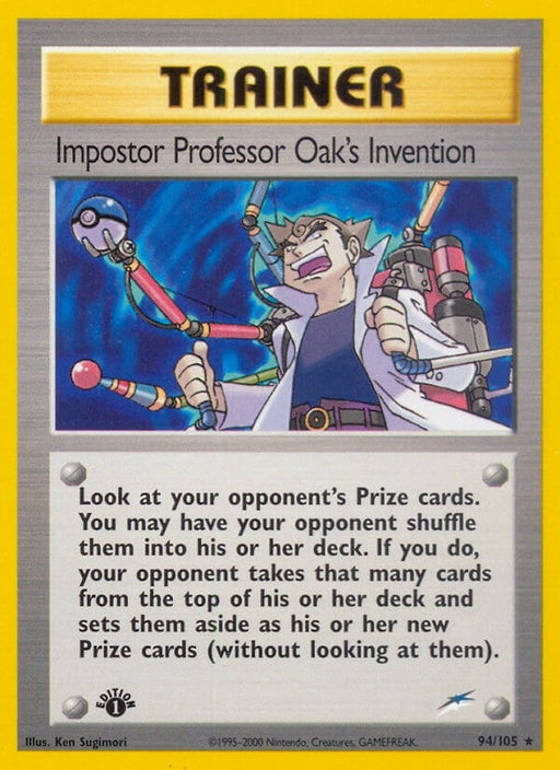 Image for Impostor Professor Oak's Invention (094/105) (1st Edition) [Neo Destiny] - Pokemon