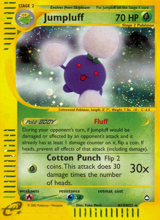 Image for Jumpluff (H13) (H13/H32) (Holofoil) [Aquapolis] - Pokemon