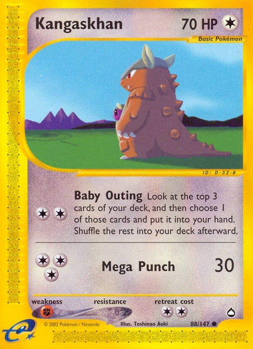 Image for Kangaskhan (088/147) (Reverse Holofoil) [Aquapolis] - Pokemon