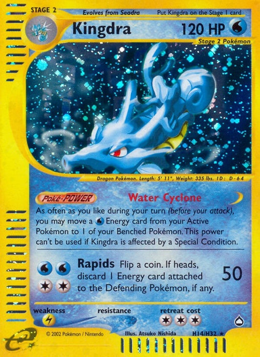 Image for Kingdra (H14) (H14/H32) (Holofoil) [Aquapolis] - Pokemon