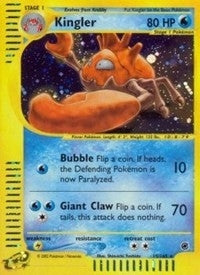 Image for Kingler (15) (015/165) (Reverse Holofoil) [Expedition] - Pokemon