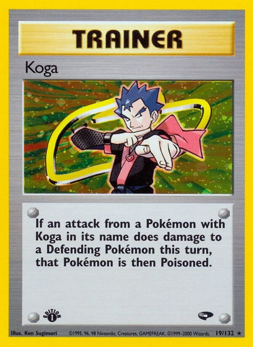 Image for Koga (19) (019/132) (Unlimited Holofoil) [Gym Challenge] - Pokemon