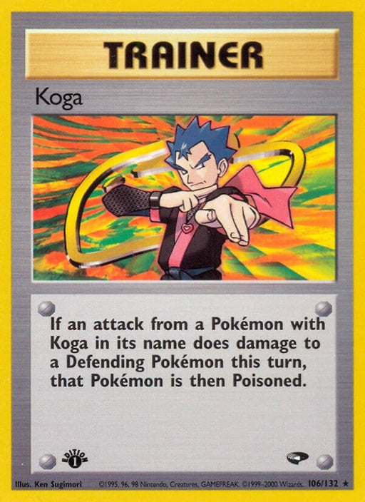 Image for Koga (106) (106/132) (1st Edition) [Gym Challenge] - Pokemon