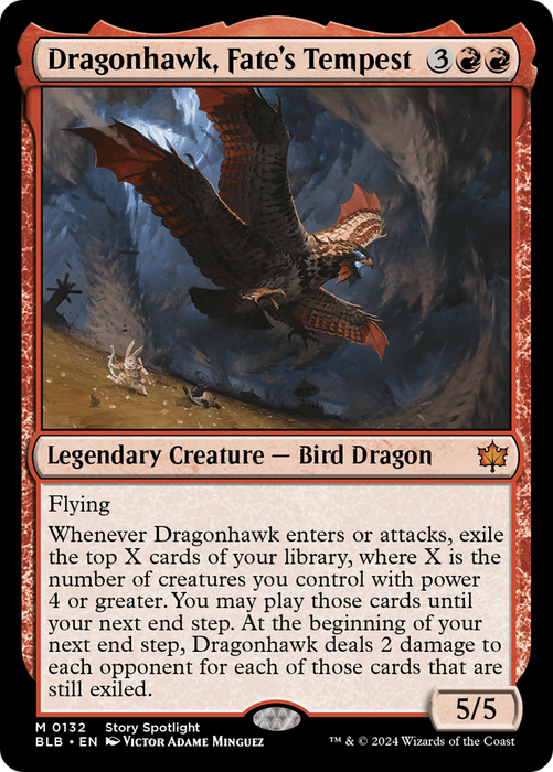 Dragonhawk, Fate's Tempest [BLB-132] - Bloomburrow