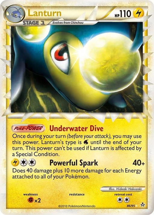 Image for Lanturn (Prime) (86/95) (Holofoil) [Unleashed] - Pokemon