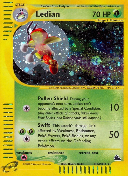 Image for Ledian (H14) (H14/H32) (Holofoil) [Skyridge] - Pokemon