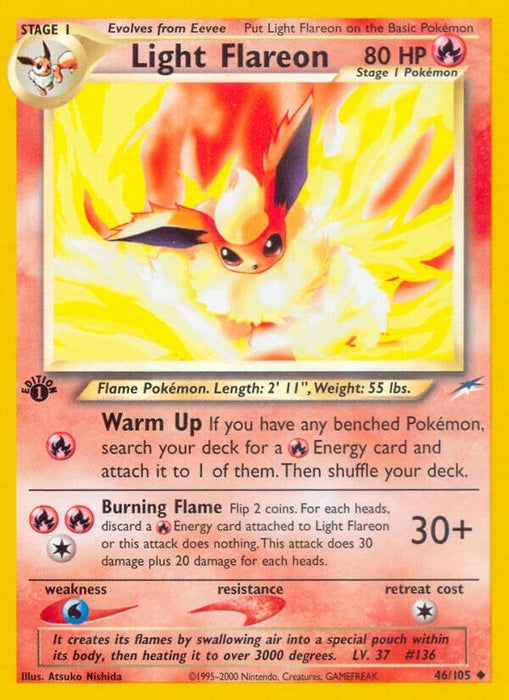 Image for Light Flareon (046/105) (1st Edition) [Neo Destiny] - Pokemon