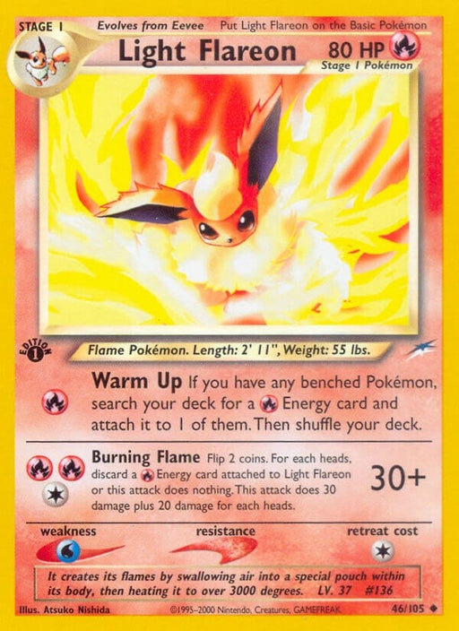 Image for Light Flareon (046/105) (1st Edition) [Neo Destiny] - Pokemon