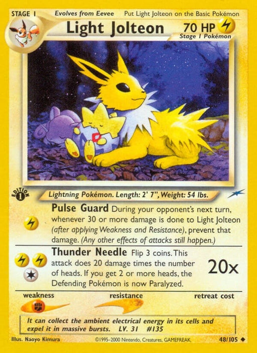 Image for Light Jolteon (048/105) (Unlimited) [Neo Destiny] - Pokemon