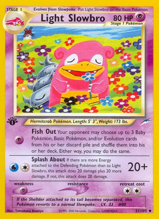 Image for Light Slowbro (051/105) (1st Edition) [Neo Destiny] - Pokemon