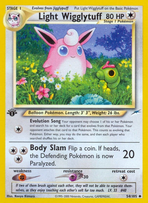 Image for Light Wigglytuff (054/105) (Unlimited) [Neo Destiny] - Pokemon