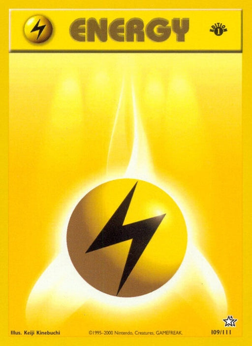 Image for Lightning Energy (109/111) (Unlimited) [Neo Genesis] - Pokemon