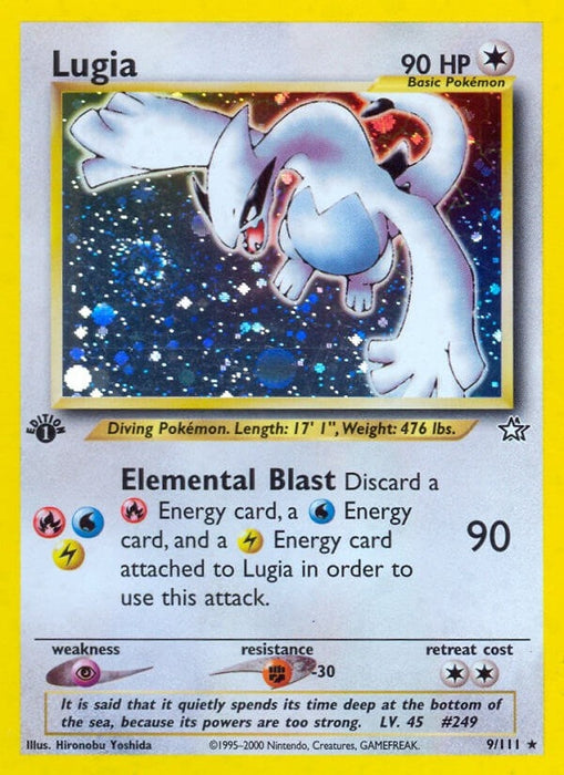 Image for Lugia (009/111) (1st Edition Holofoil) [Neo Genesis] - Pokemon