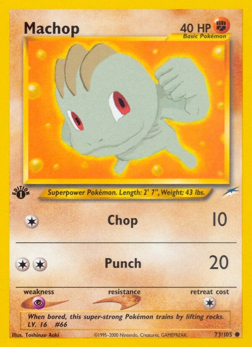Image for Machop (073/105) (1st Edition) [Neo Destiny] - Pokemon