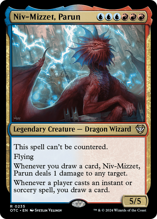 Niv-Mizzet, Parun [OTC-235] - Outlaws of Thunder Junction Commander