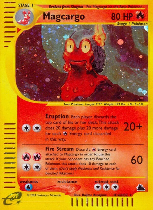 Image for Magcargo (H16) (H16/H32) (Holofoil) [Skyridge] - Pokemon