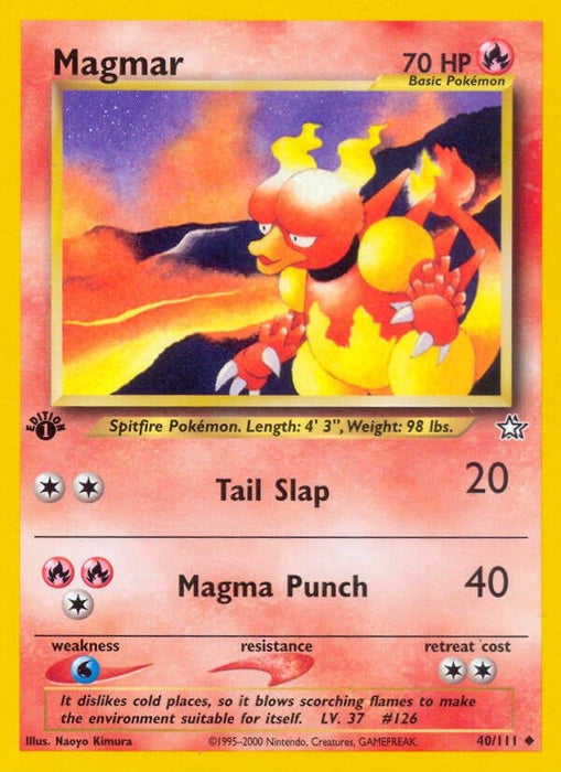 Image for Magmar (040/111) (1st Edition) [Neo Genesis] - Pokemon