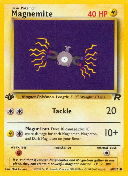 Image for Magnemite (60/82) (Unlimited) [Team Rocket] - Pokemon