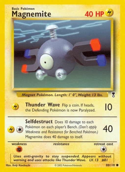Image for Magnemite (080/110) (Reverse Holofoil) [Legendary Collection] - Pokemon