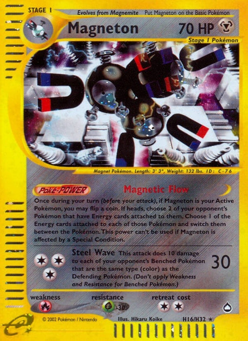 Image for Magneton (H16) (H16/H32) (Holofoil) [Aquapolis] - Pokemon