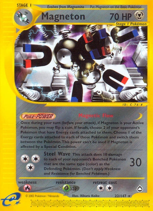Image for Magneton (022/147) (Reverse Holofoil) [Aquapolis] - Pokemon