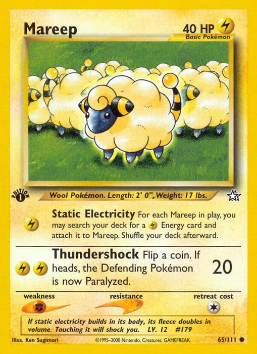 Image for Mareep (065/111) (1st Edition) [Neo Genesis] - Pokemon