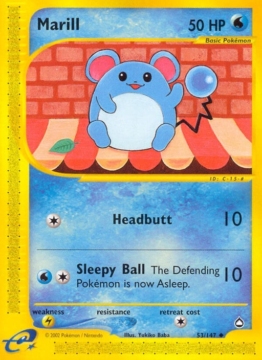 Image for Marill (053/147) [Aquapolis] - Pokemon