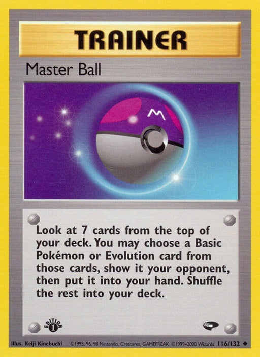 Image for Master Ball (116/132) (Unlimited) [Gym Challenge] - Pokemon