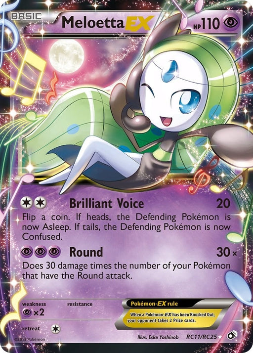 Image for Meloetta EX (RC11/RC25) (Holofoil) [Legendary Treasures: Radiant Collection] - Pokemon
