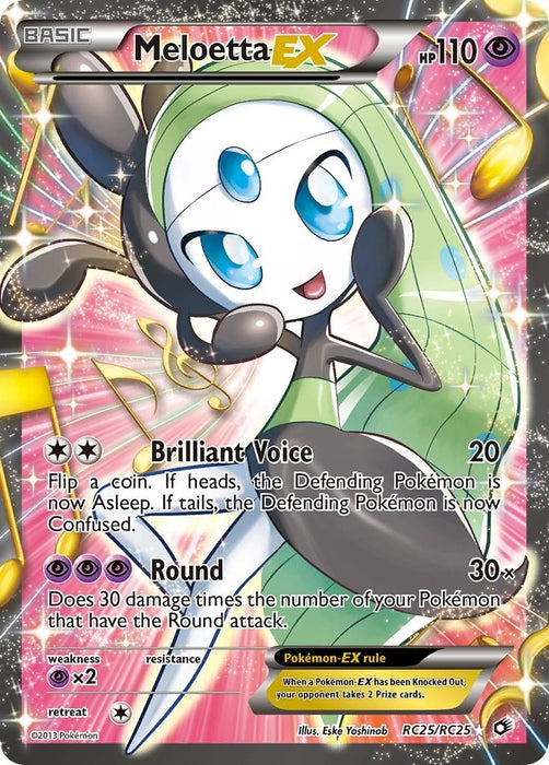 Image for Meloetta EX (Full Art) (RC25/RC25) (Holofoil) [Legendary Treasures: Radiant Collection] - Pokemon