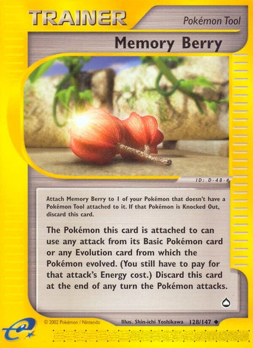 Image for Memory Berry (128/147) (Reverse Holofoil) [Aquapolis] - Pokemon