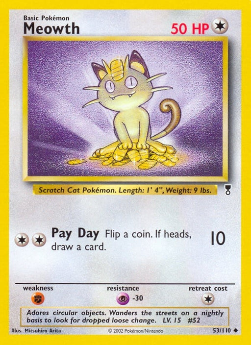 Image for Meowth (053/110) (Reverse Holofoil) [Legendary Collection] - Pokemon