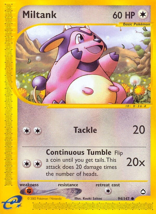 Image for Miltank (094/147) [Aquapolis] - Pokemon