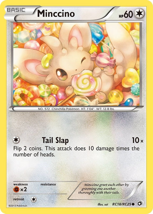 Image for Minccino (RC18/RC25) (Holofoil) [Legendary Treasures: Radiant Collection] - Pokemon
